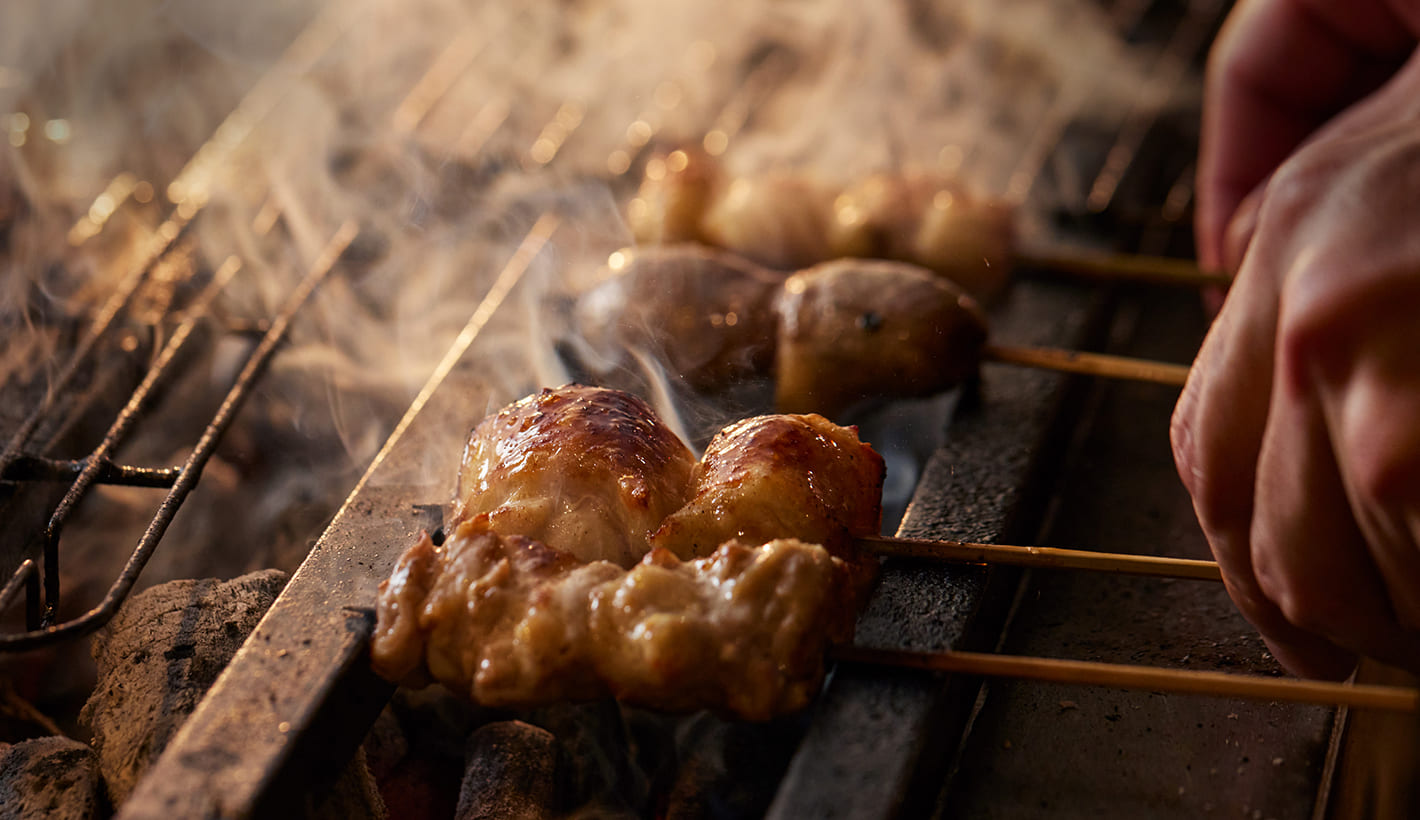 焼きシーン